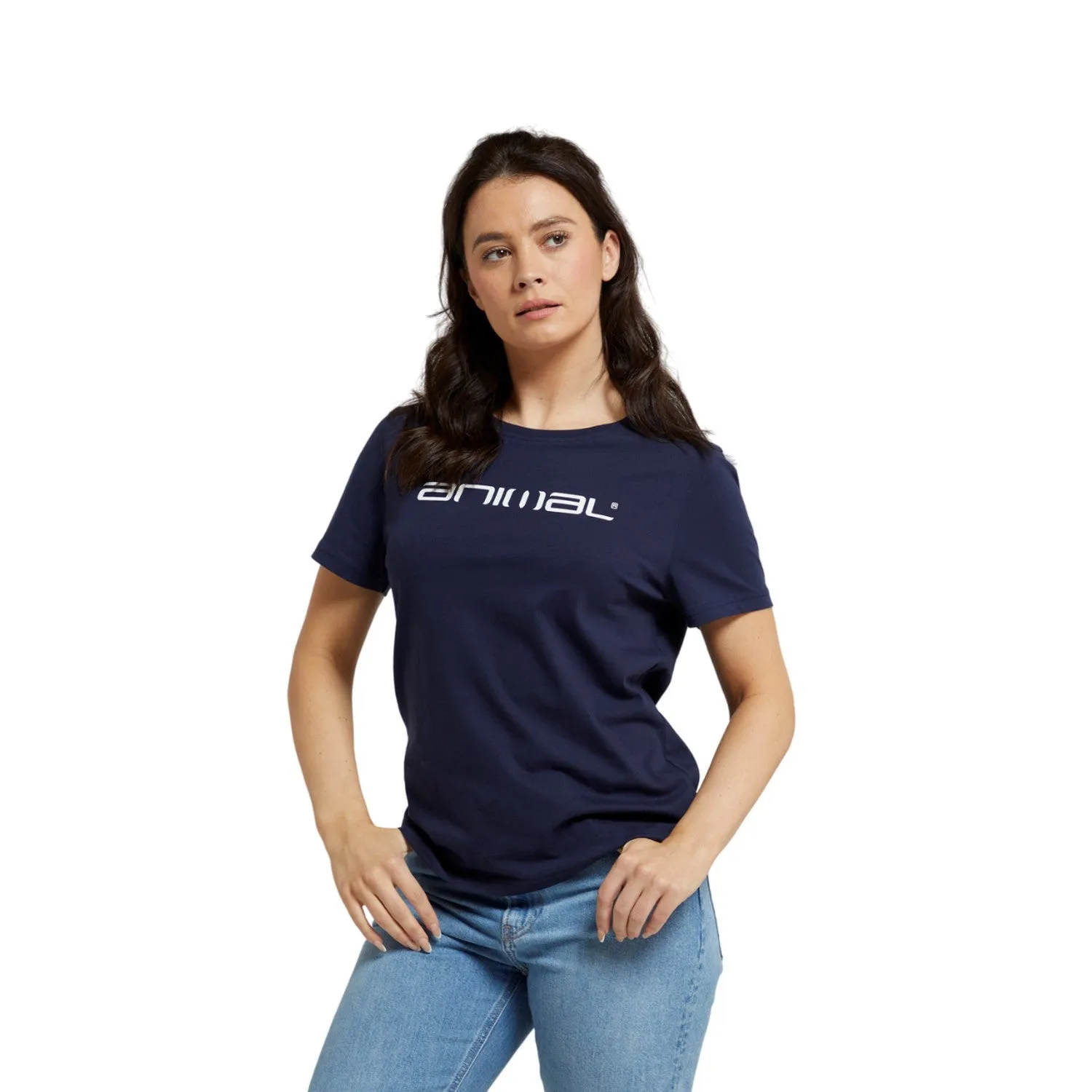 Animal Womens/Ladies Marina Logo Organic T-Shirt