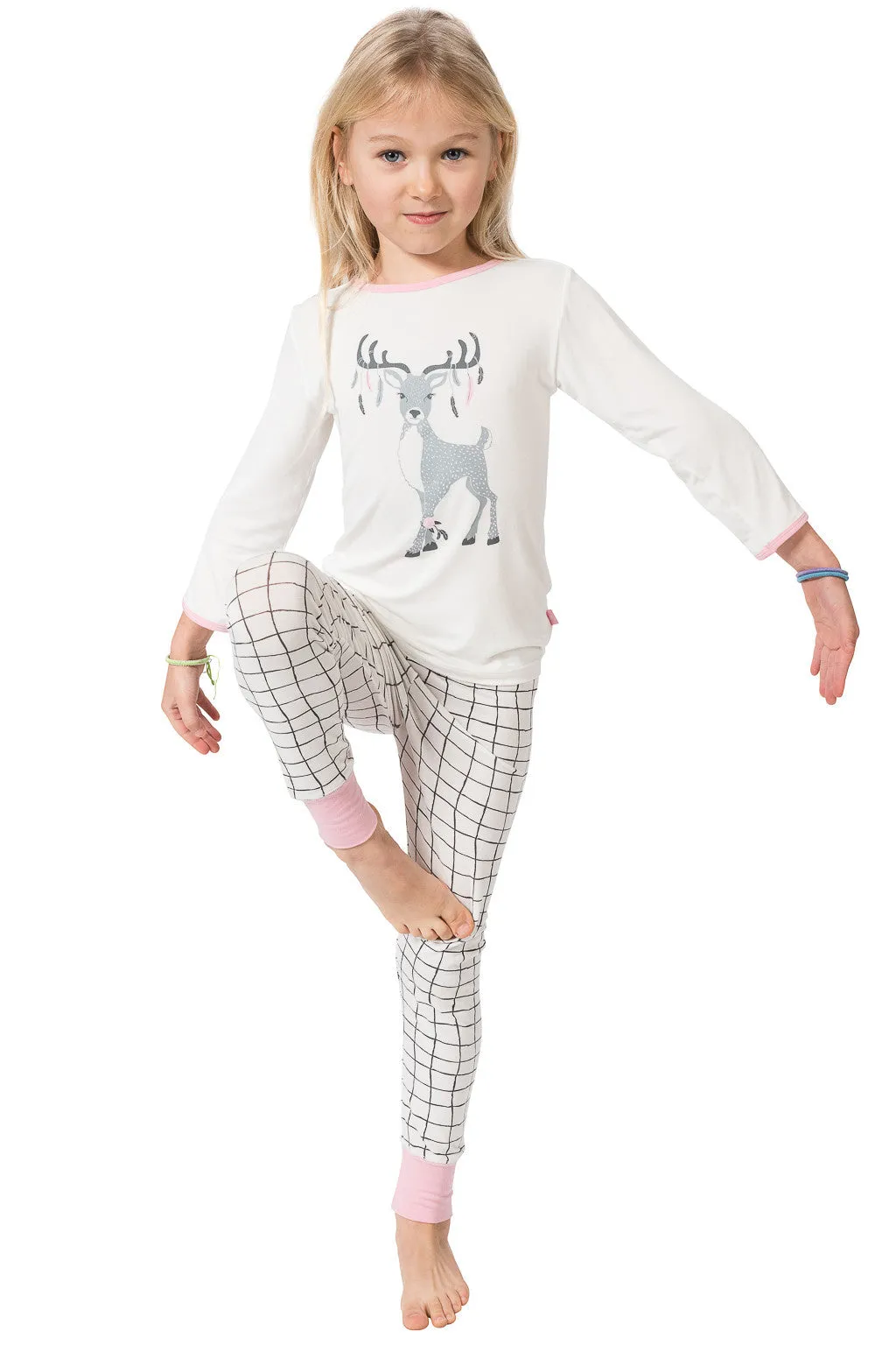 Bamboo long John Pyjamas - Eve's Deer