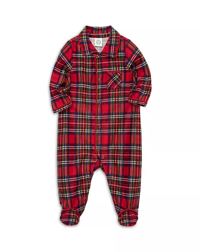 Boy Plaid Footie
