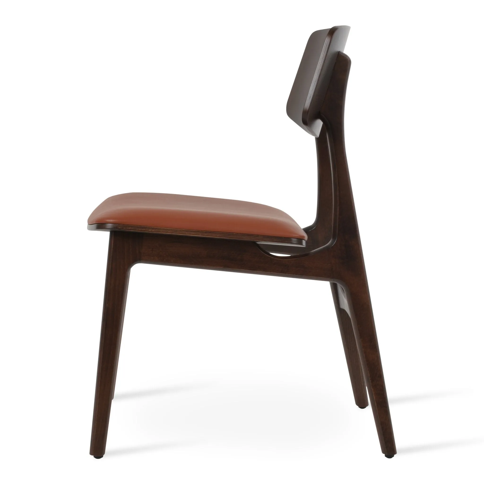 Brown Dining Chairs Bacco Cinnamon