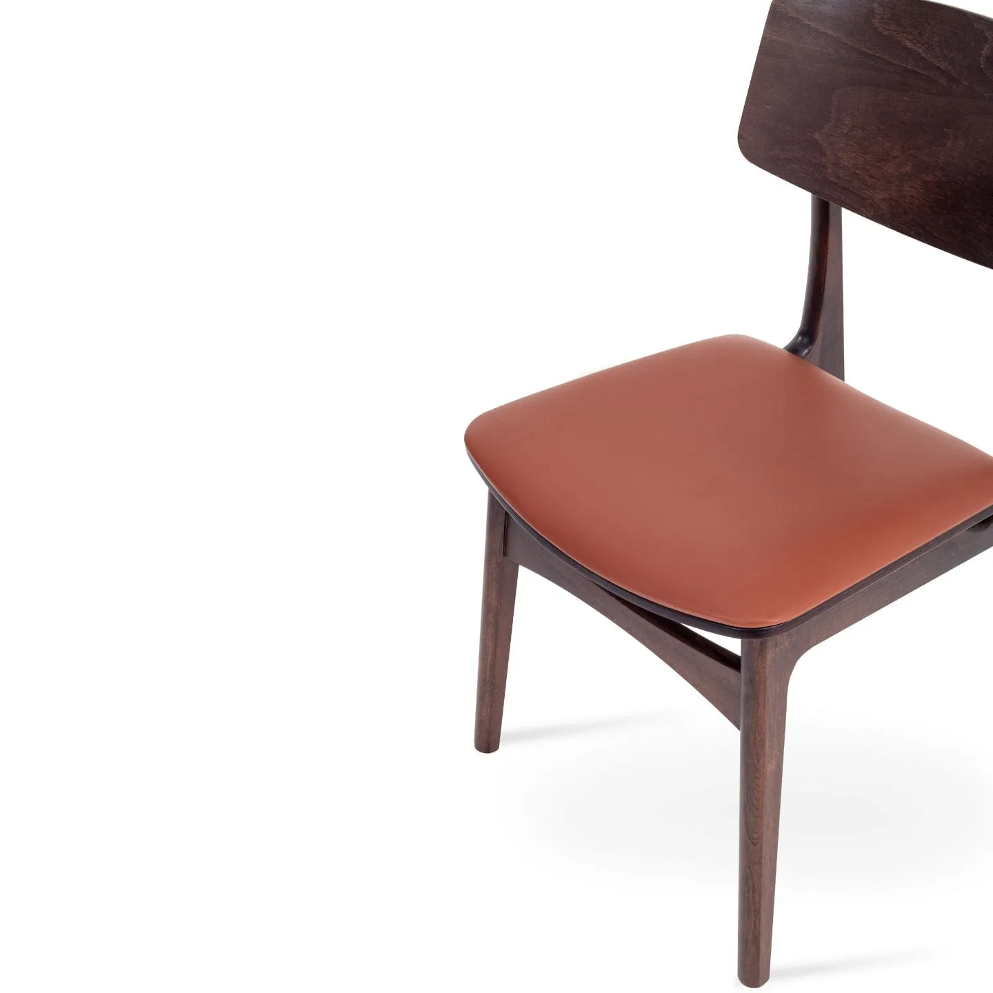 Brown Dining Chairs Bacco Cinnamon