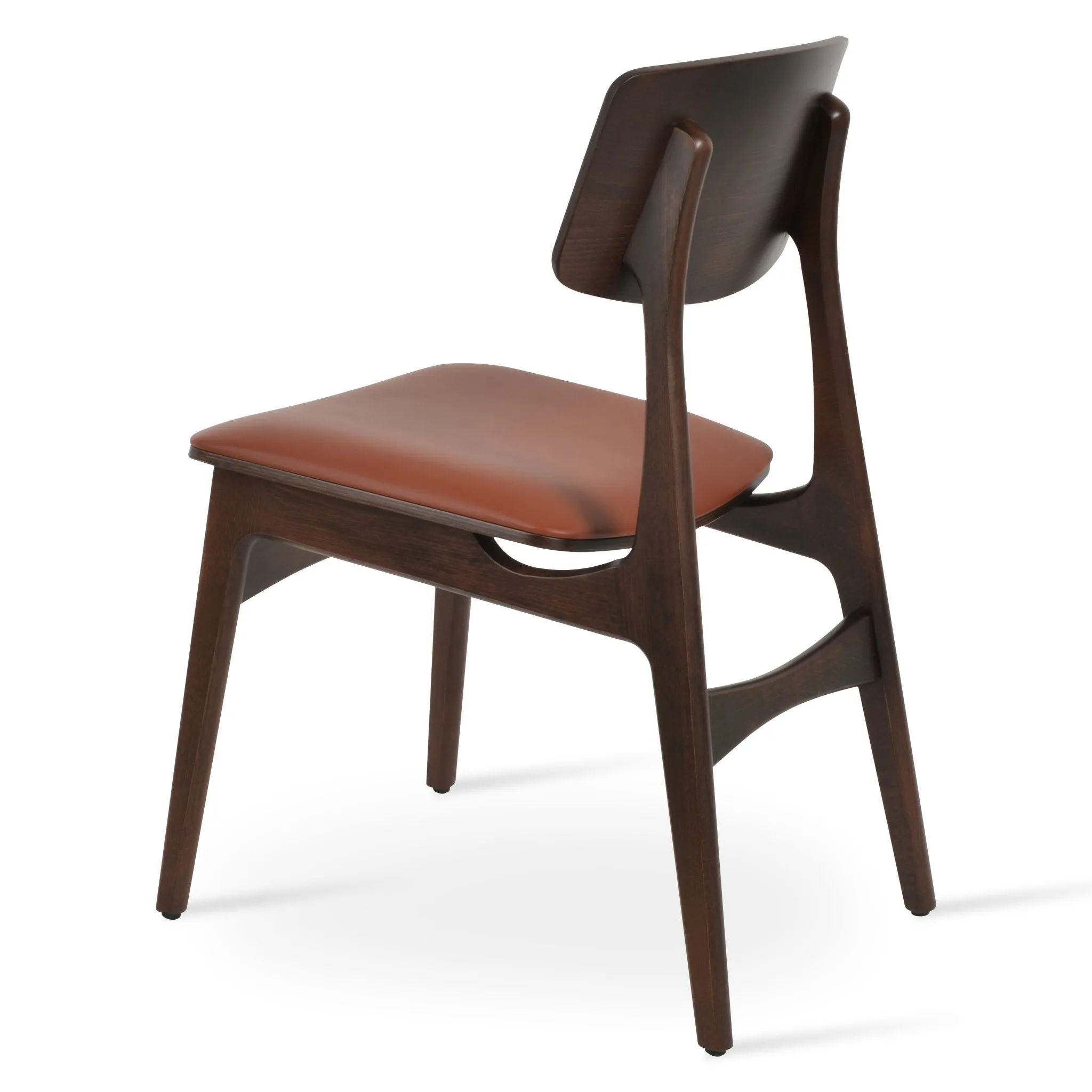 Brown Dining Chairs Bacco Cinnamon