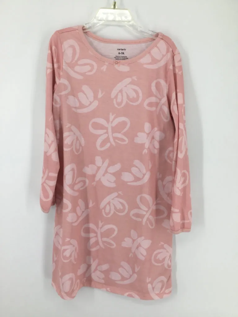Carter's Child Size 6 Pink Pajamas - girls