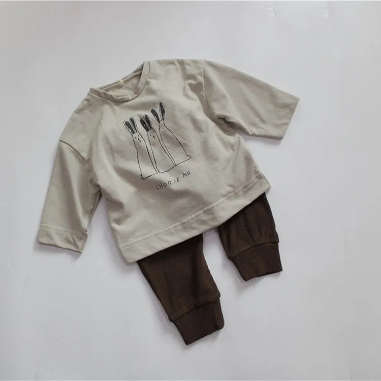 'Choose Me' Cartoon Printed T-shirt