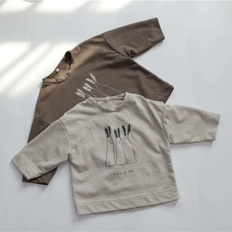 'Choose Me' Cartoon Printed T-shirt