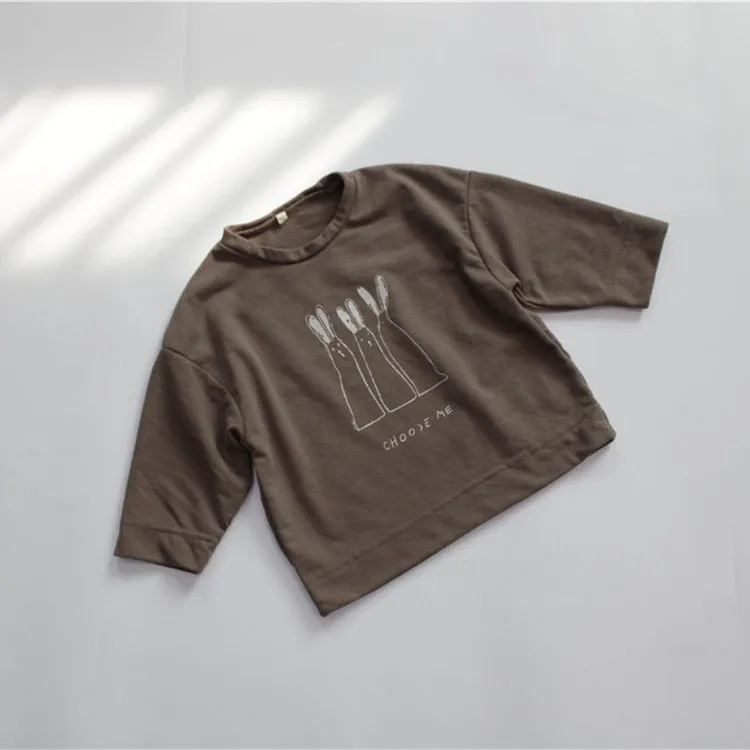 'Choose Me' Cartoon Printed T-shirt