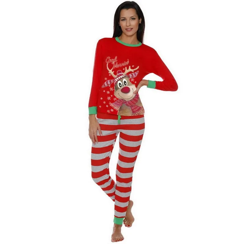 Christmas Pajamas Matching Family Pyjamas Adult Set Baby Romper Santa Deer Penguin Xmas Outfits