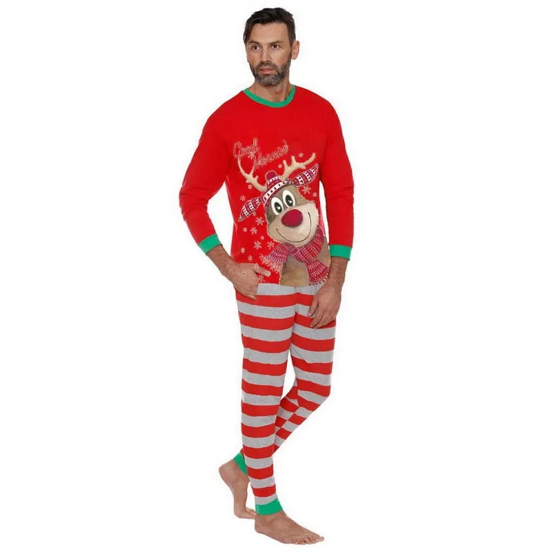Christmas Pajamas Matching Family Pyjamas Adult Set Baby Romper Santa Deer Penguin Xmas Outfits