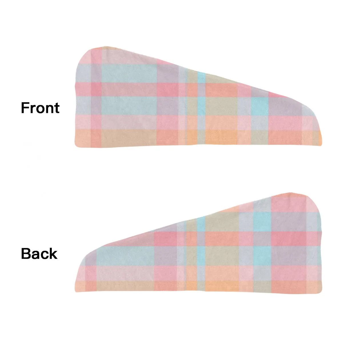 Colorful Plaid Hair Wrap