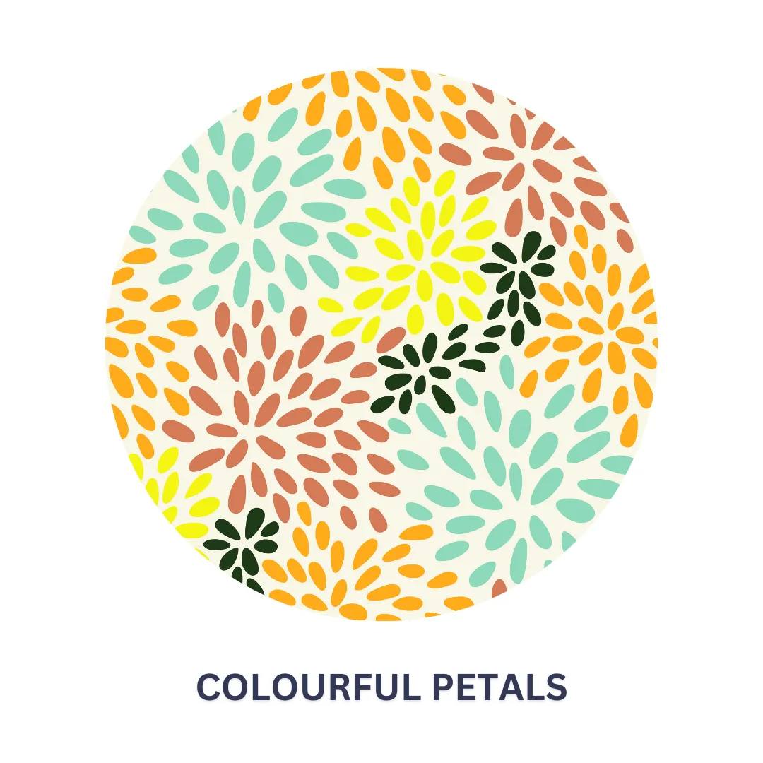 Colourful Petals Kurta Set