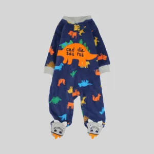 Cuddle-saurus Long-Sleeved Baby Footie