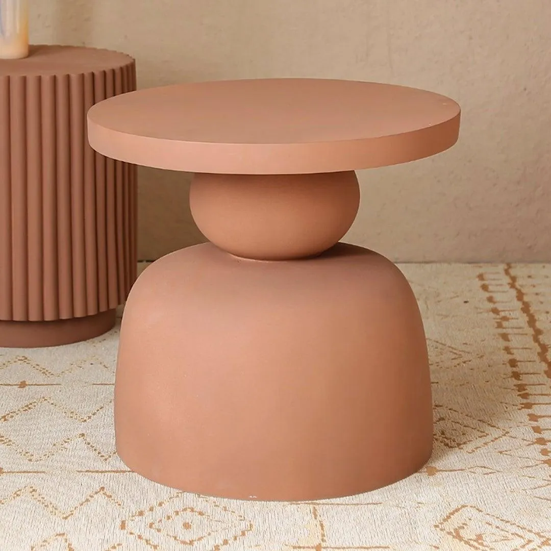 Earthy Minimal Side Table for Outdoor And Indoor