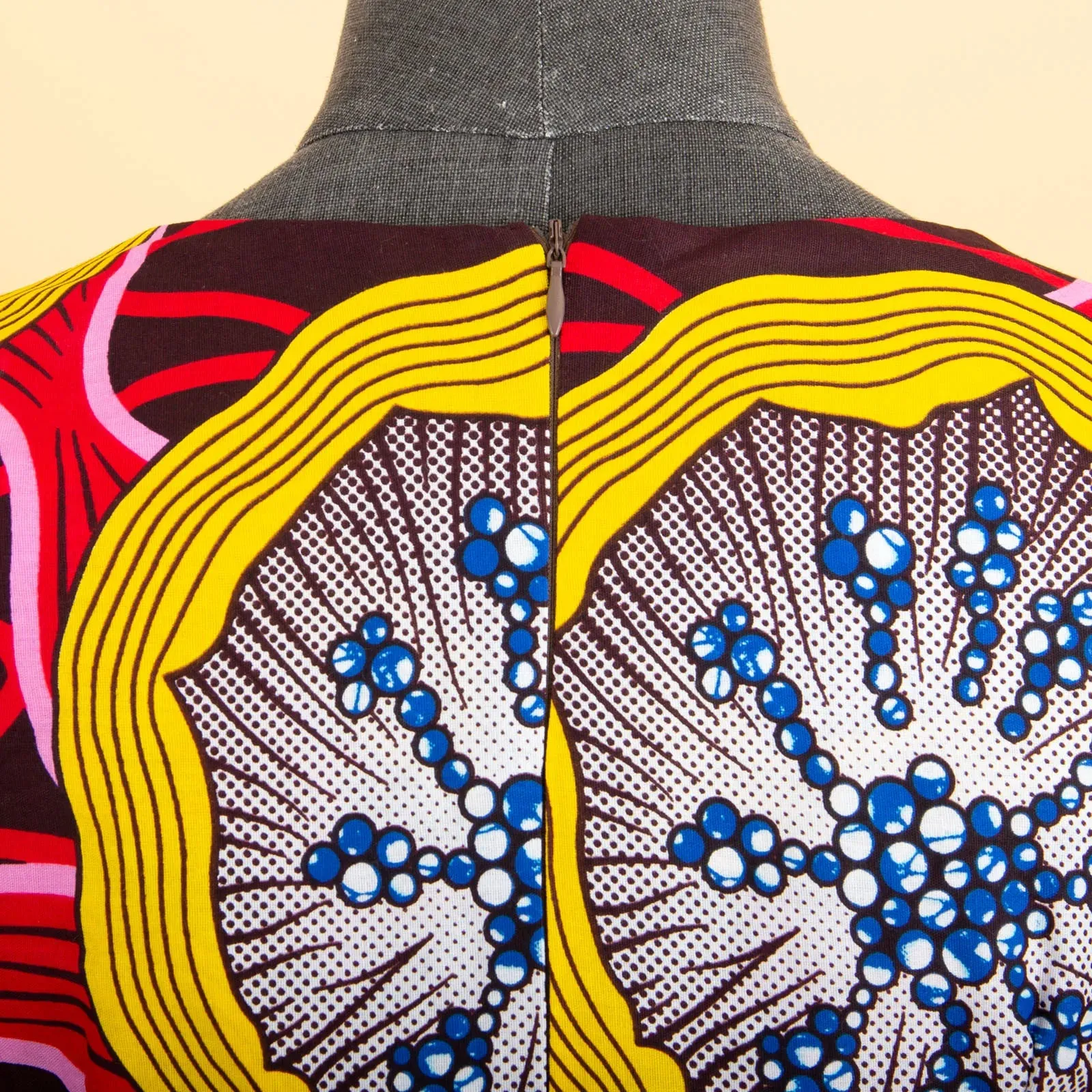 Elegant Sleeveless African Print Dress - Prolyf Styles