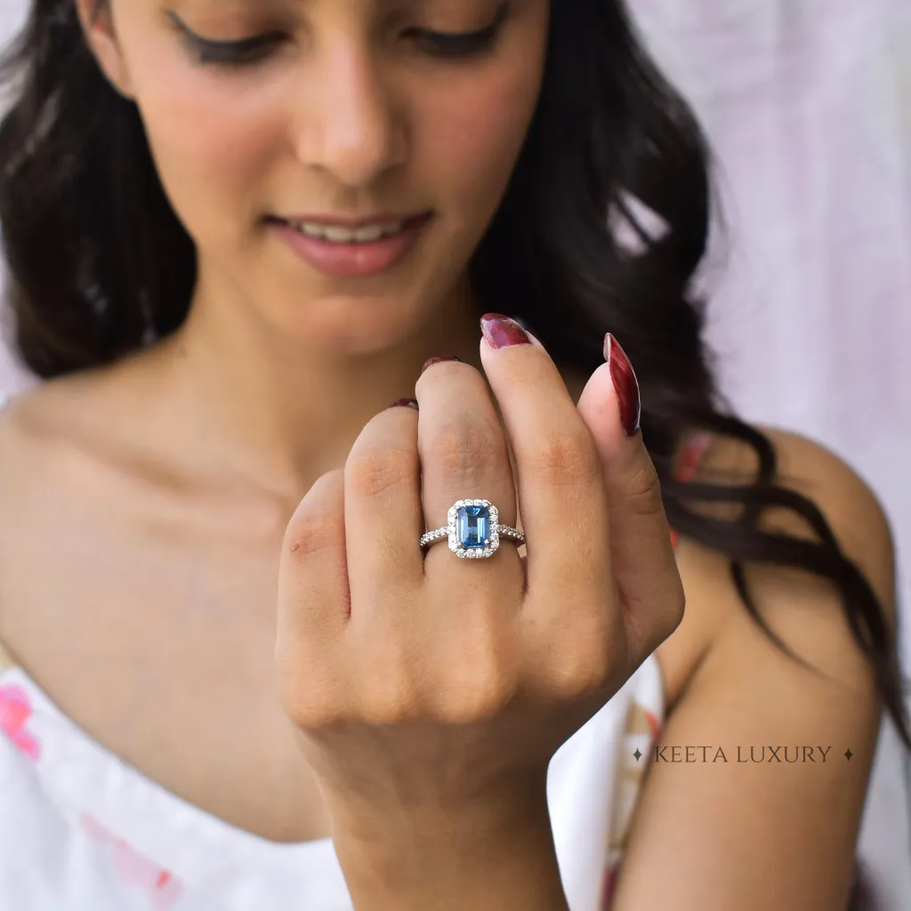 Ethereal Waters - Blue Topaz Ring