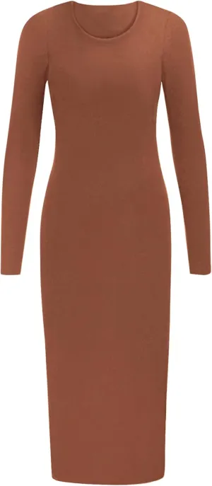 EXARUS Girls Bodycon Maxi Dress Spaghetti Strap Slip/Sleeveless/Short Sleeve/Long Sleeve Kid Pencil Casual Long Dresses