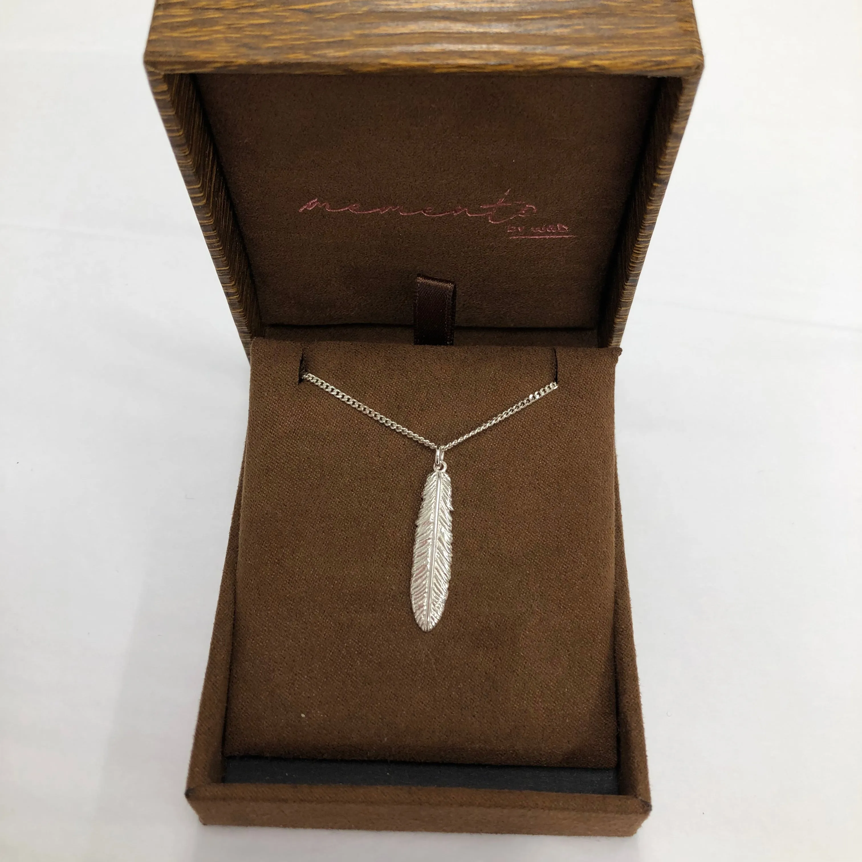 Feather Pendant - Sterling Silver