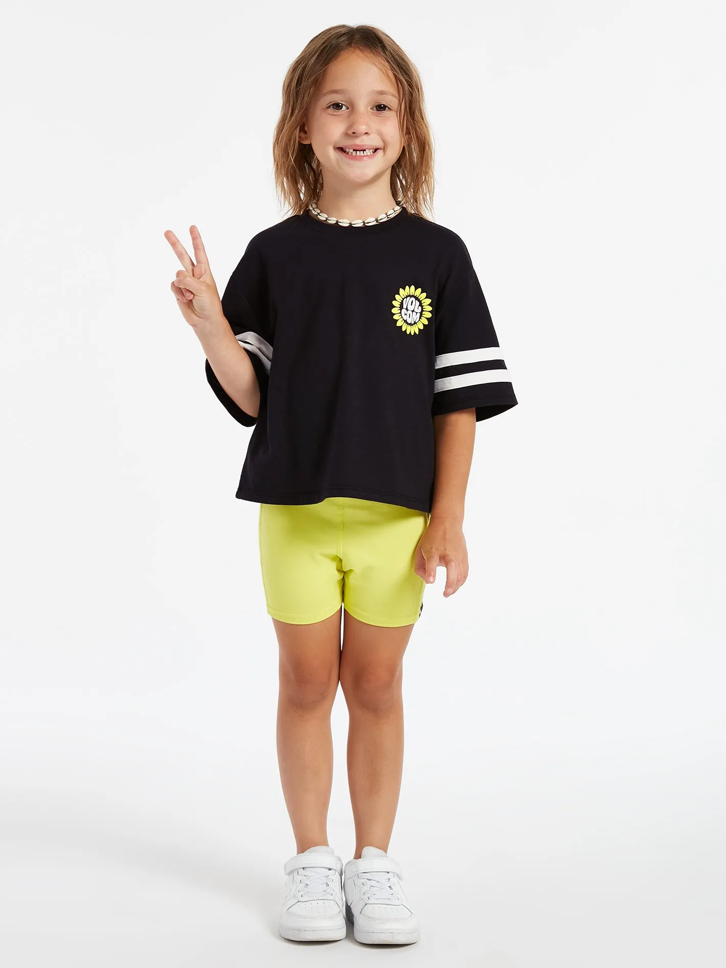 Girls Truly Stoked Tee - Black