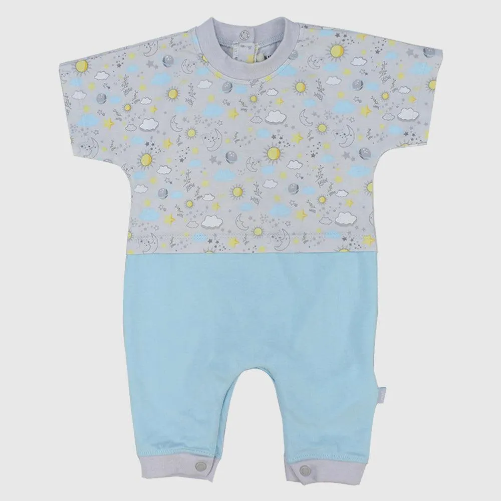 Good Night Sleep Short-Sleeved Footless Onesie