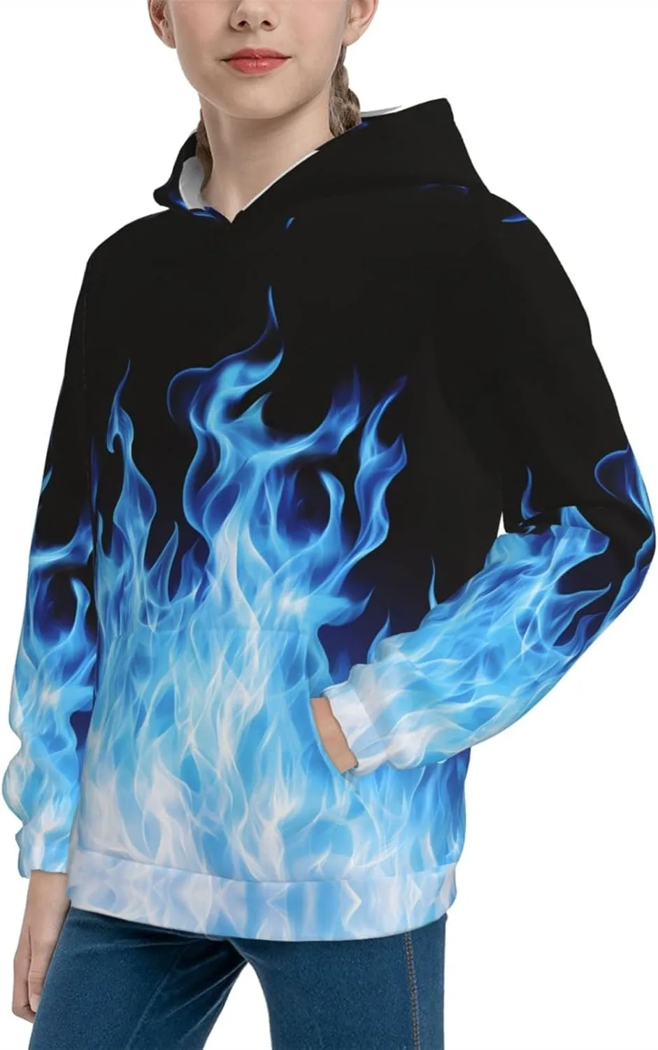 Kids Novelty 3D Printed Sweatshirt Girl Boy Galaxy Pullover Hoodies