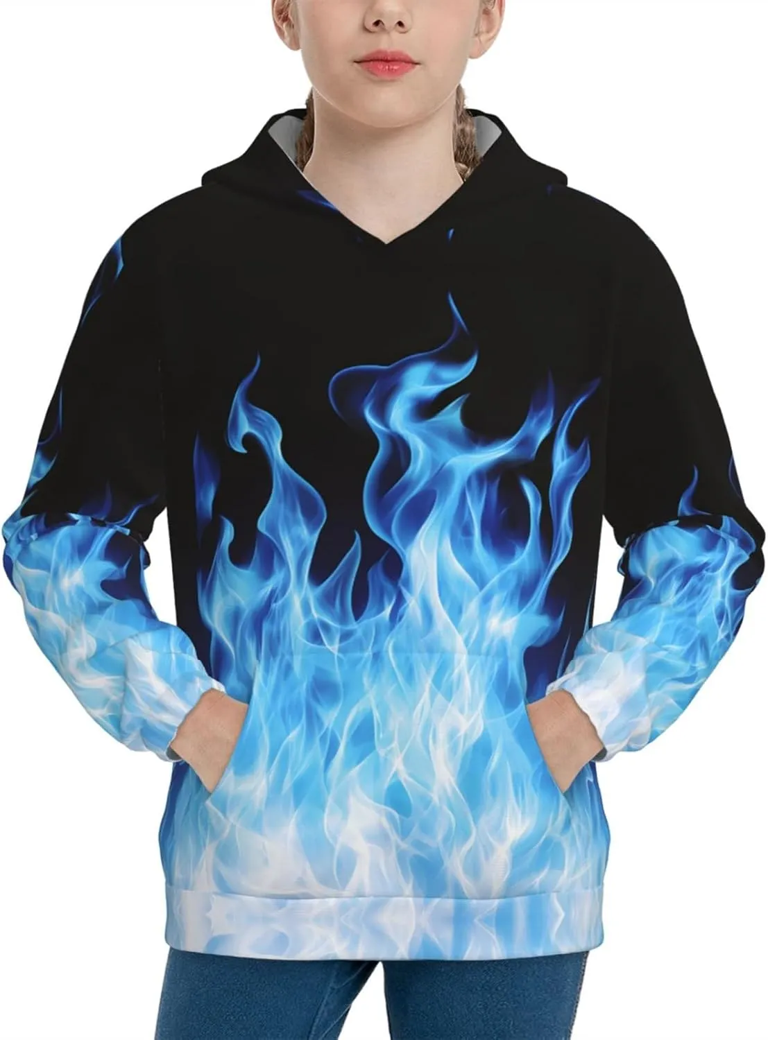 Kids Novelty 3D Printed Sweatshirt Girl Boy Galaxy Pullover Hoodies