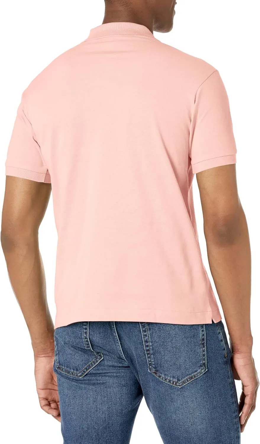 Lacoste Men's Short Sleeved Ribbed Collar Shirt
