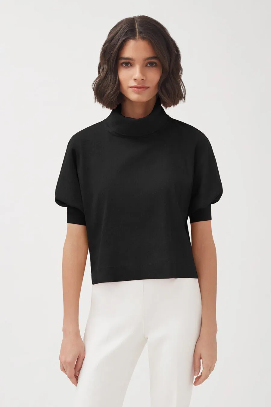 Linen Dolman Sleeve Top