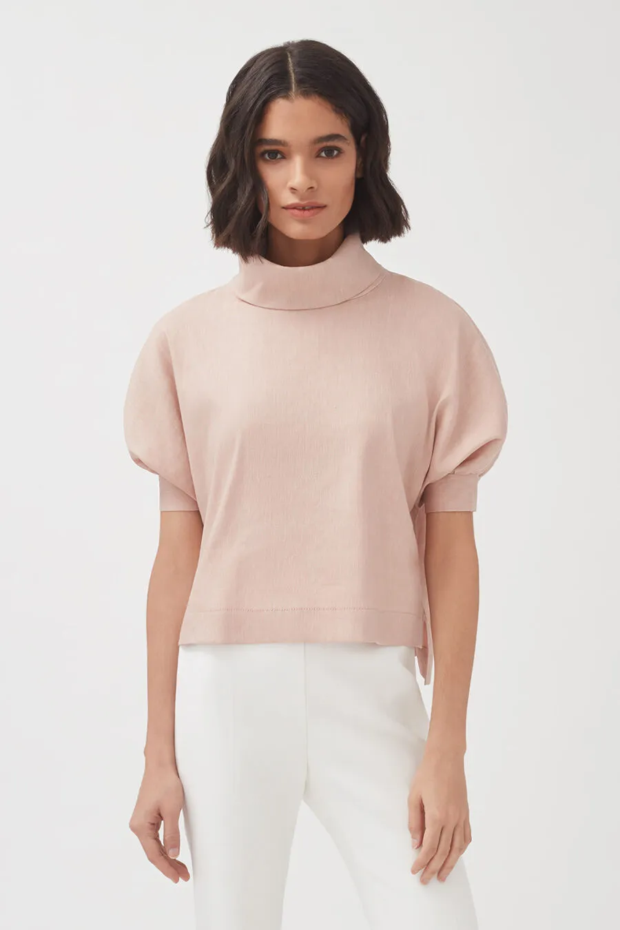 Linen Dolman Sleeve Top