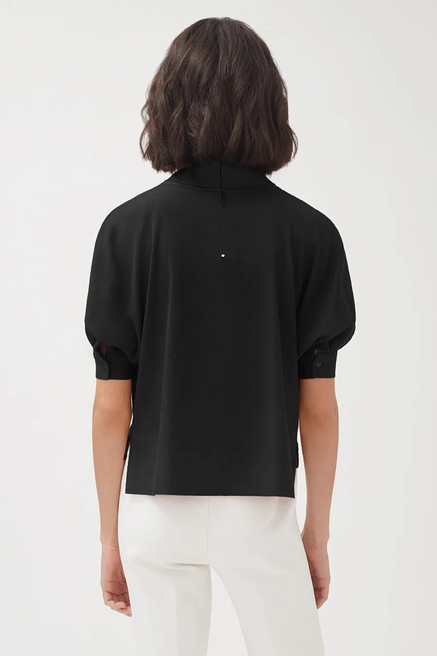Linen Dolman Sleeve Top