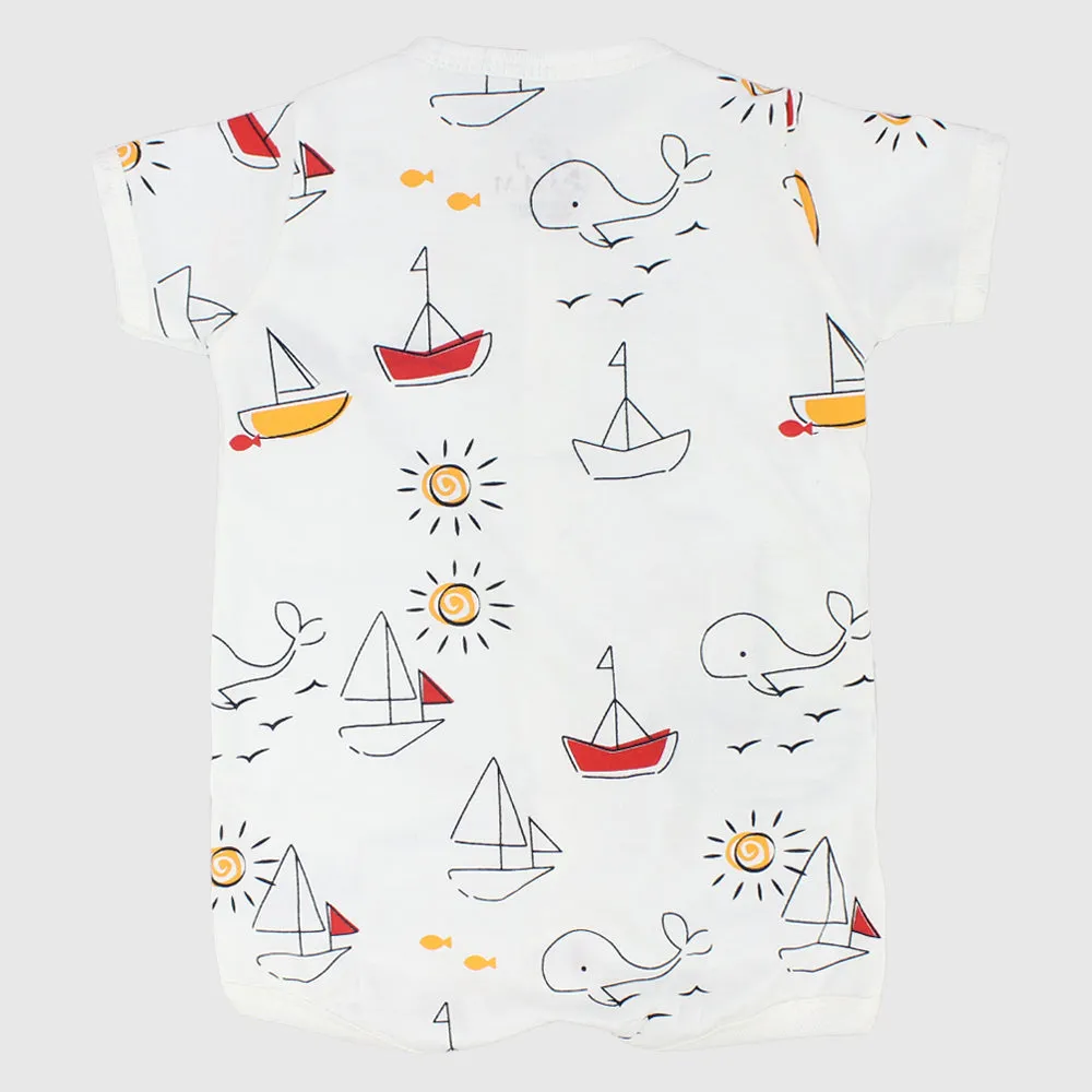Little Sailor Short-Sleeved Romper