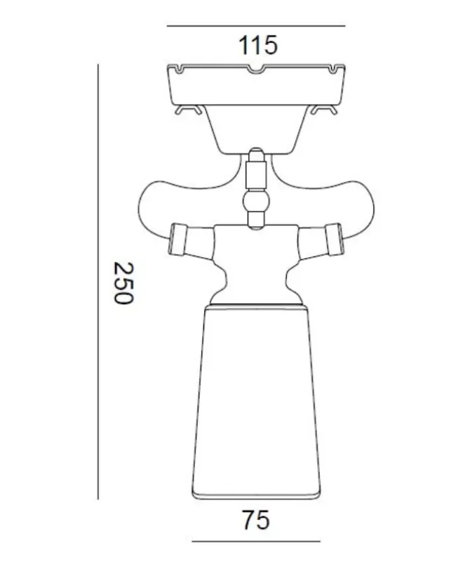 Modern Tuscan Ceramic Fixed Ceiling Light