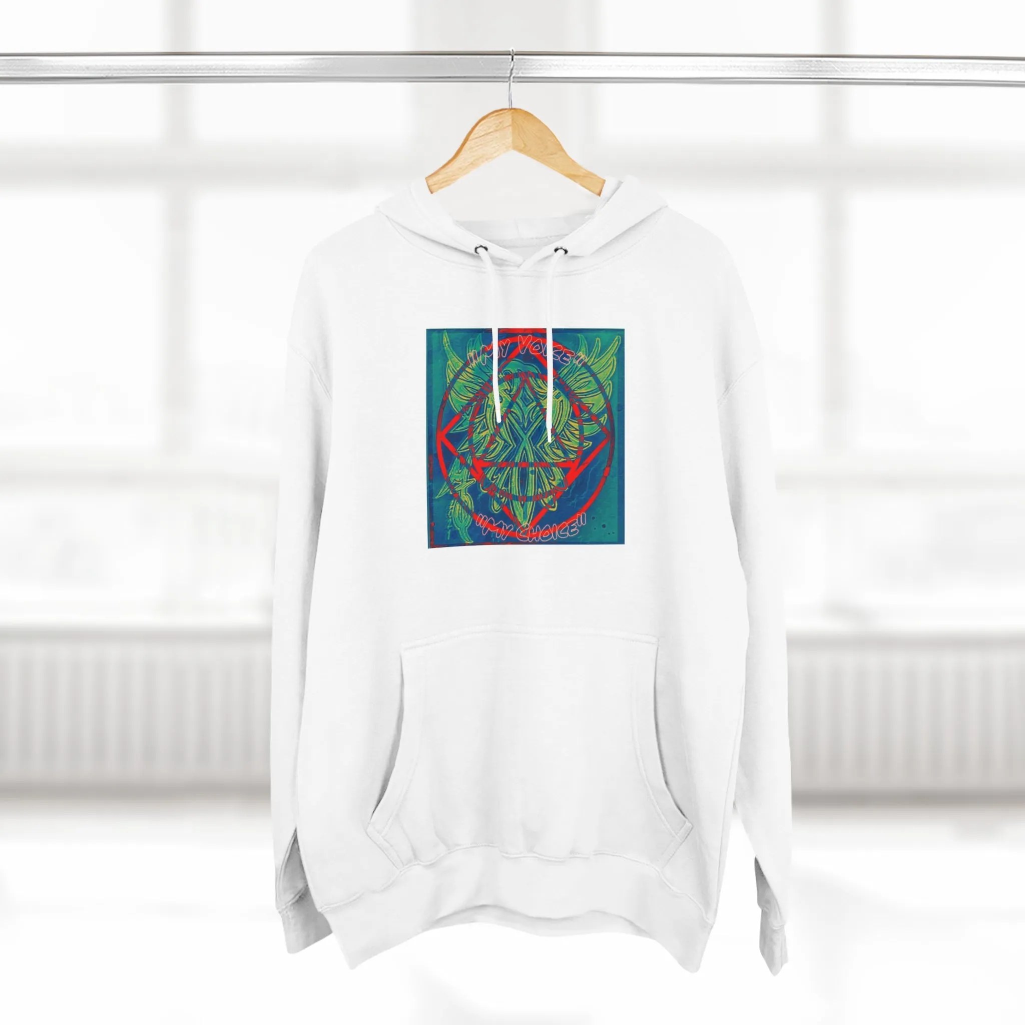 (My voice, My choice) Unisex Premium Pullover Hoodie
