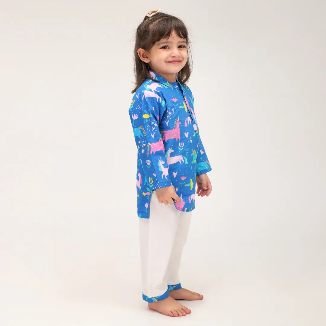 Mystical Unicorn kurta set