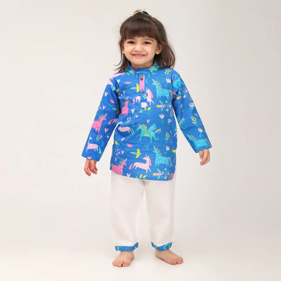 Mystical Unicorn kurta set