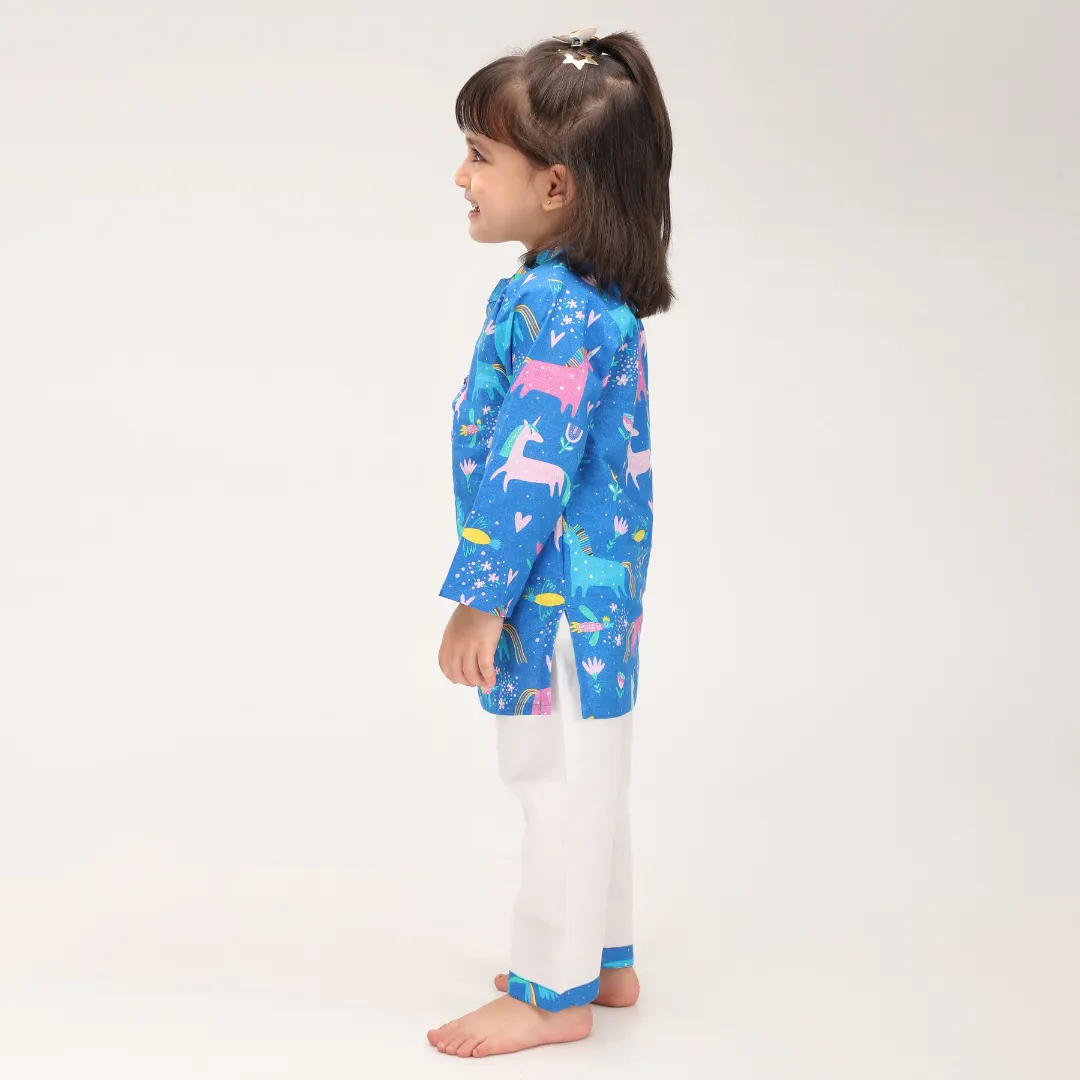 Mystical Unicorn kurta set