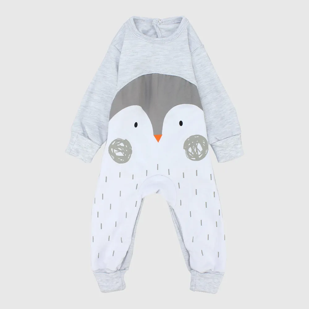 Penguin Long-Sleeved Footless Onesie