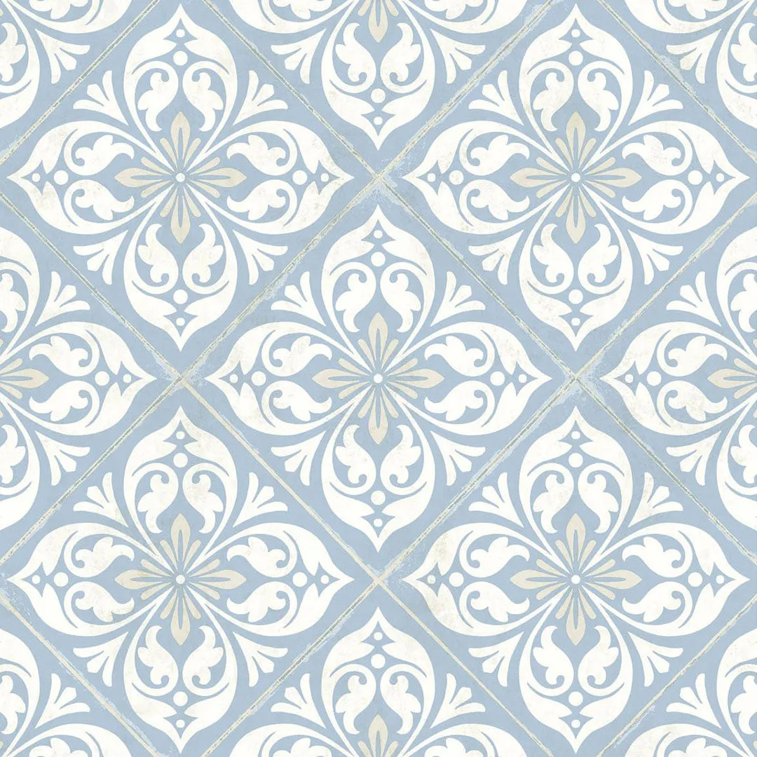 Plumosa Tile Luxe Retreat Wallpaper