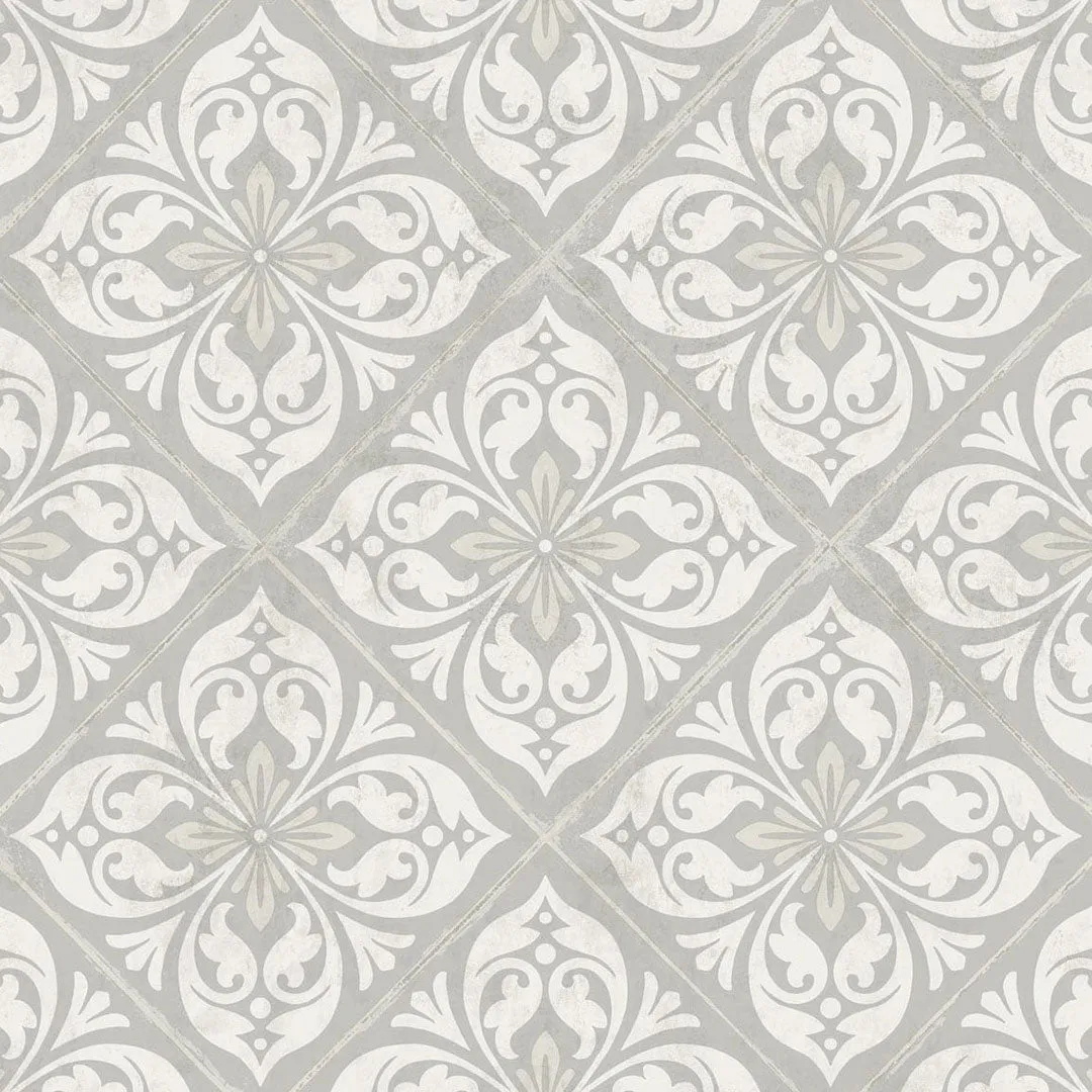 Plumosa Tile Luxe Retreat Wallpaper