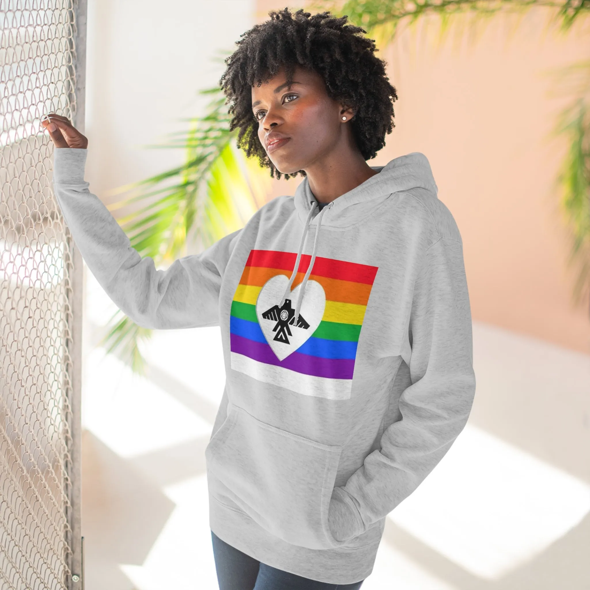 (Pride Recovery Thunderbird) Unisex Premium Pullover Hoodie