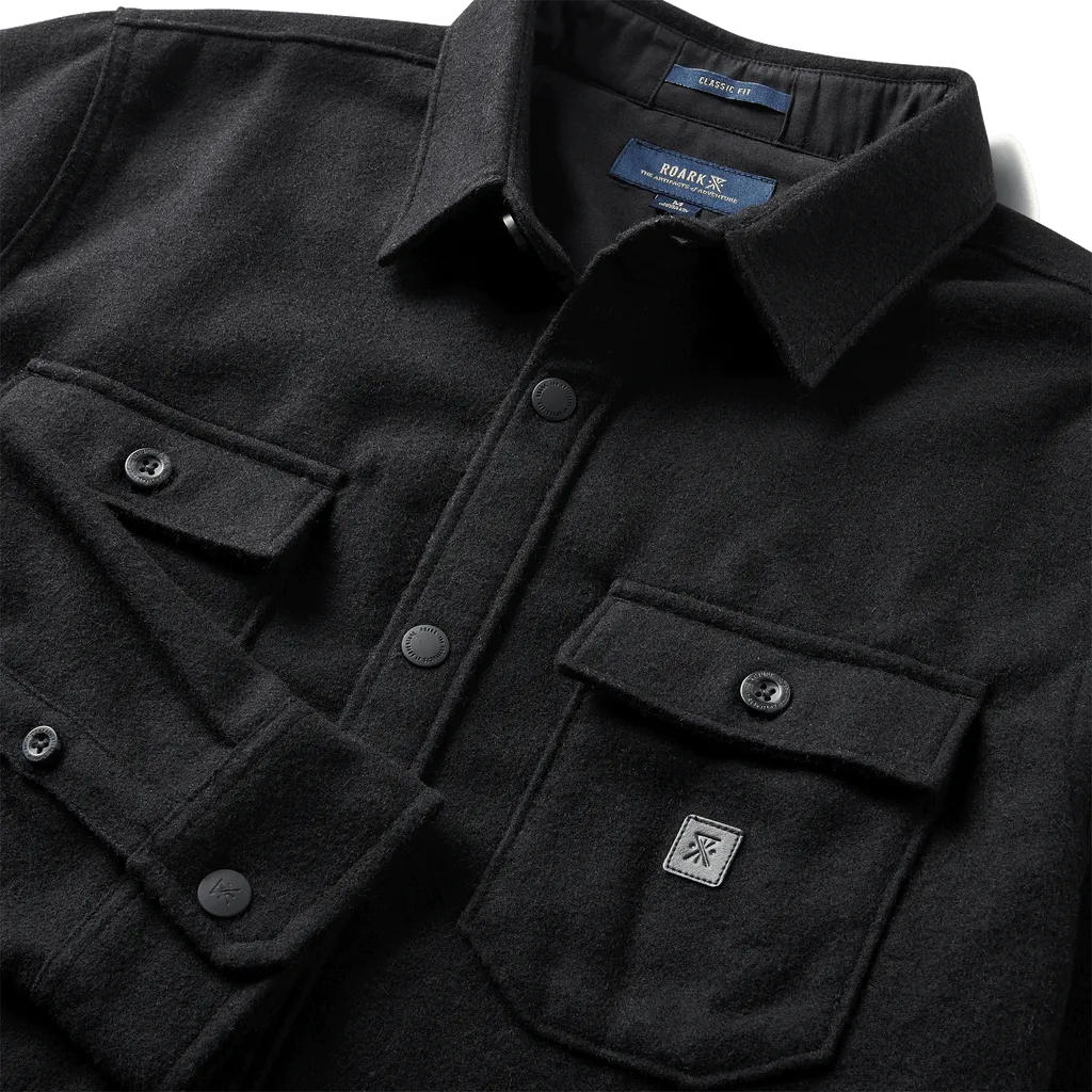 Roark Nordsman Flannel Shirt - Black