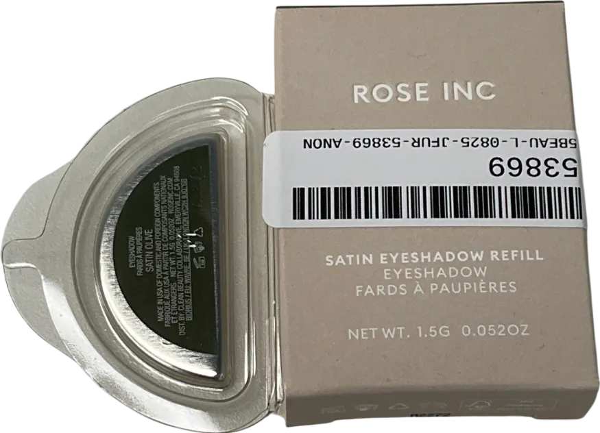 ROSE INC Satin Eyeshadow Refill Satin Olive 1.5g