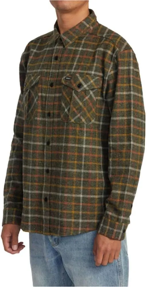 RVCA Men's Thatll Work Flannel Long Sleeve Woven Shirt