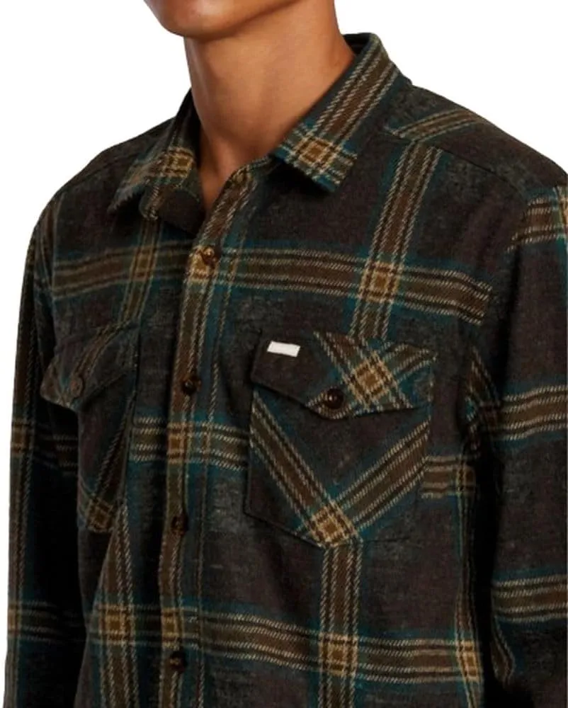RVCA Men's Thatll Work Flannel Long Sleeve Woven Shirt