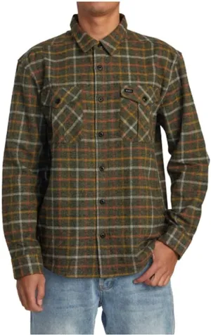 RVCA Men's Thatll Work Flannel Long Sleeve Woven Shirt