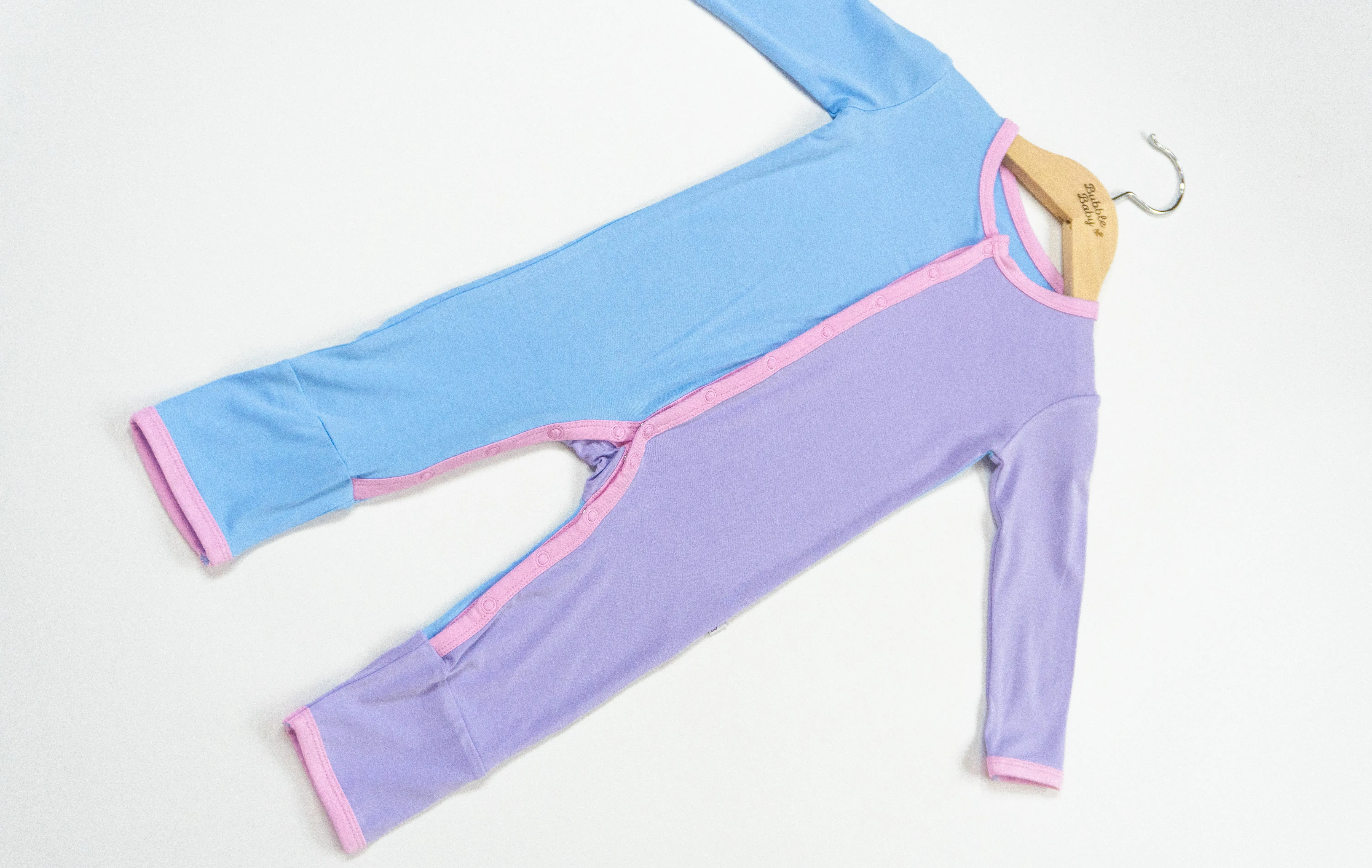 Sky / Lilac / Petal Colorblock | Snap Romper