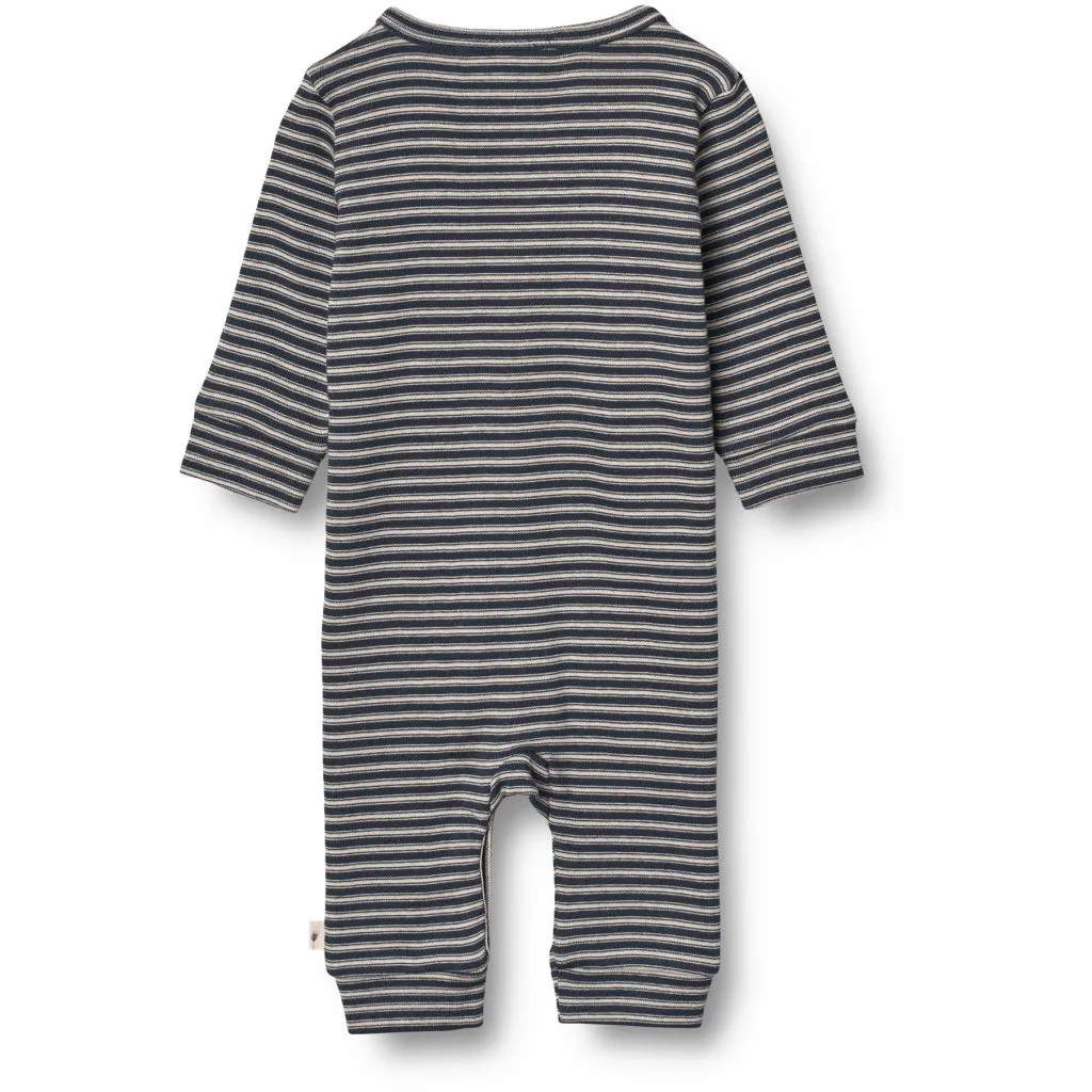 Sleepsuit Nikola - navy stripe