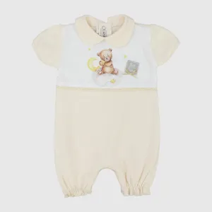 Sleepy Bear Short-Sleeved Romper