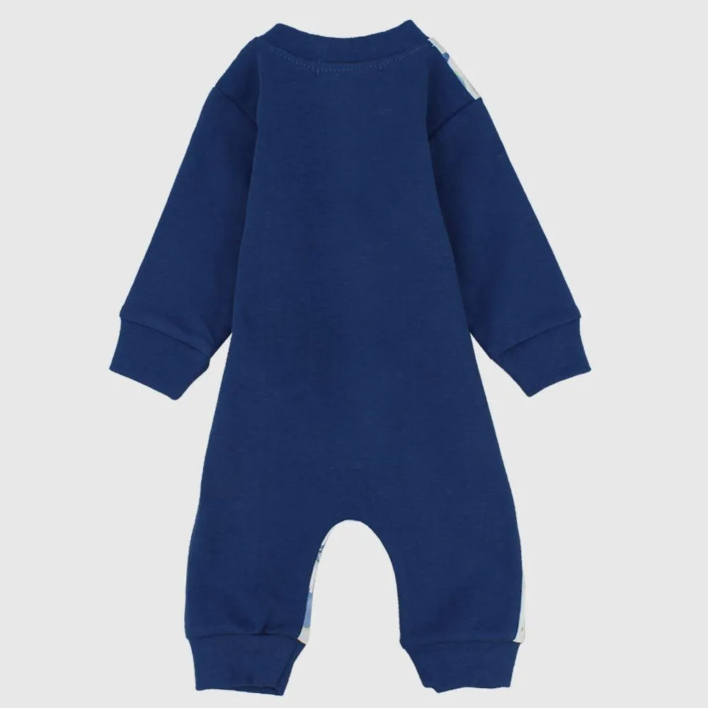 Sleepy Dino Long-Sleeved Footless Onesie