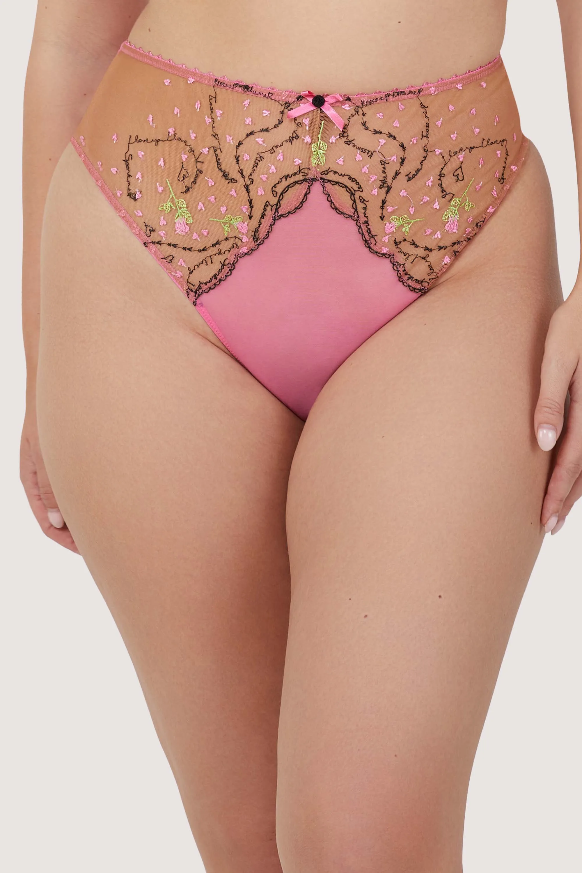 Spank Me Pink and Nude Custom Embroidery Set