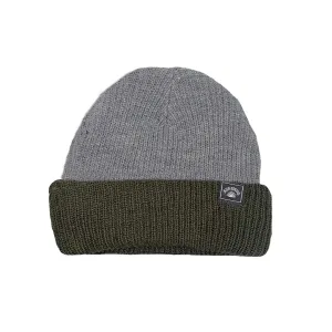 Sun Diego Reserve Blocked Beanie - Army/Grey