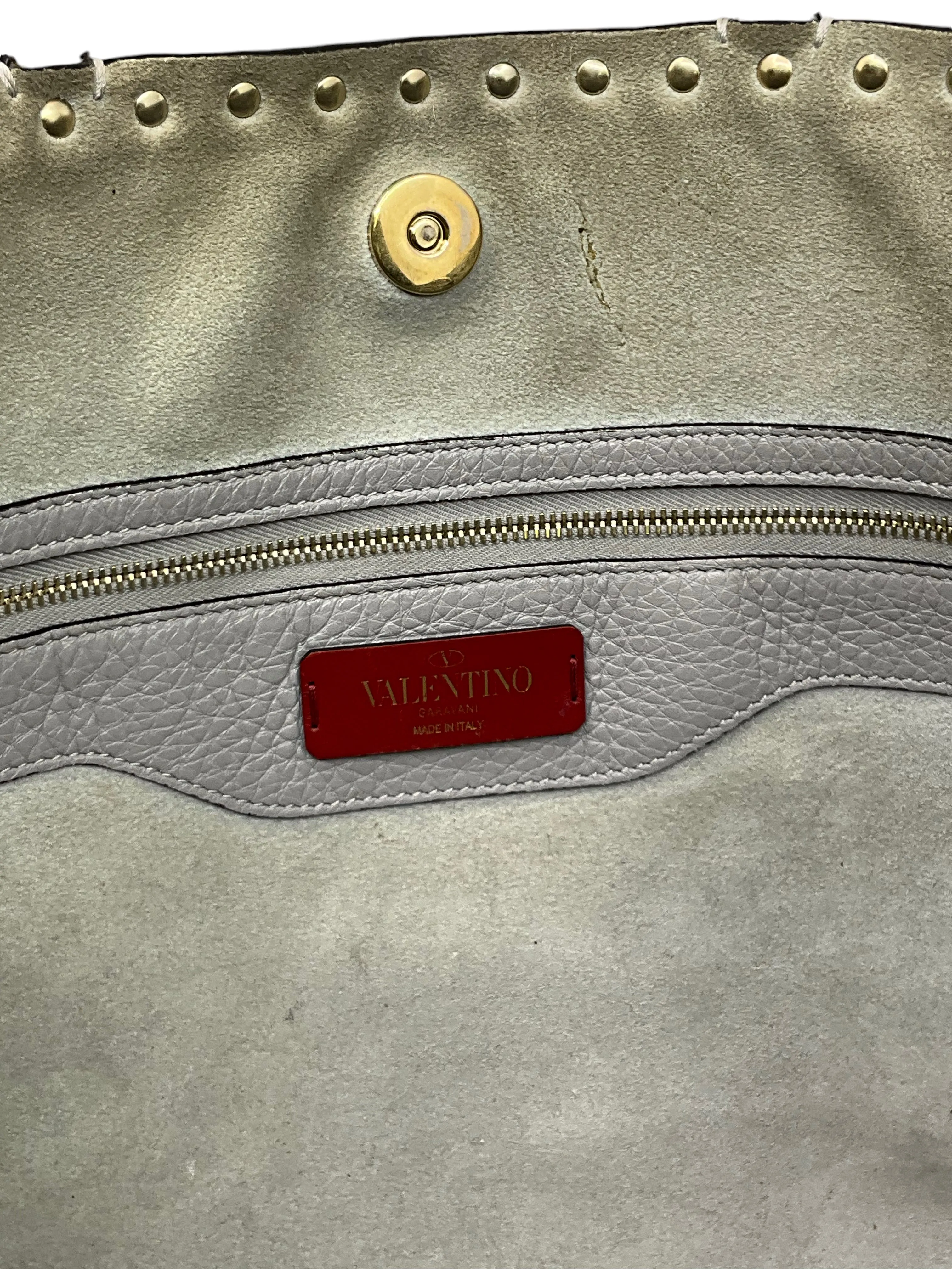 Valentino Rockstud Double Handle Tote Bag